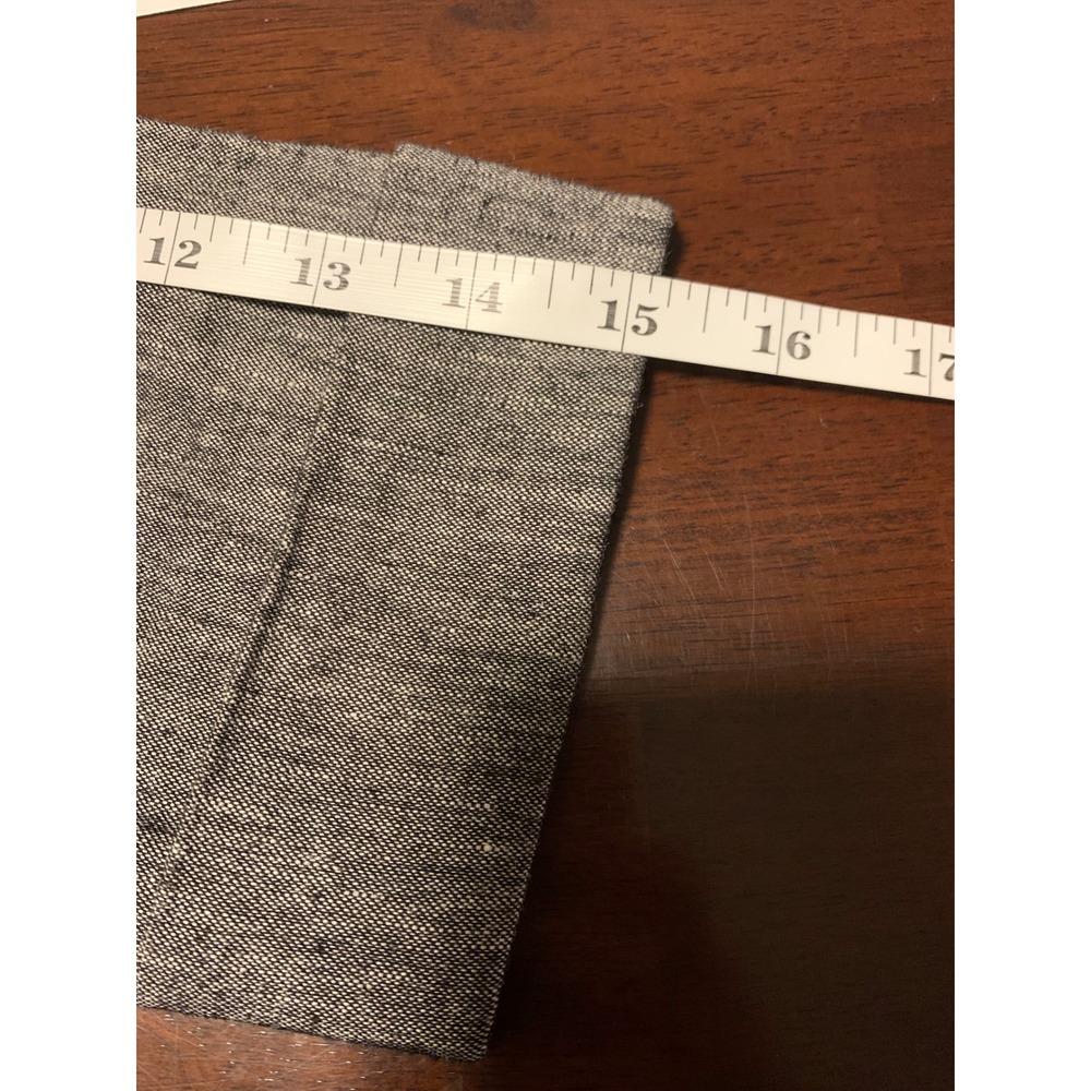 Lark & Wolff Urban Outfitters Grey Linen Blend 3/4 Sleeve Blazer Jacket Medium - Picture 7 of 8